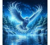 Jigsaw Puzzles 150 Pieces, Jigsaws Moonlit Night Owl 150 Piece Jigsaw Puzzles for Adults, Challenge High Difficulty Family Puzzle Game 65x65cm/26x26inch