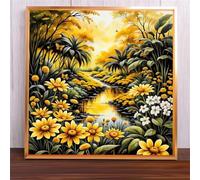 Jigsaw Puzzles 150 Pieces, Jigsaws Plant Stream 150 Piece Jigsaw Puzzles for Adults, Challenge High Difficulty Family Puzzle Game 65x65cm/26x26inch