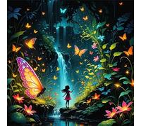 Jigsaw Puzzles 150 Pieces, Jigsaws Summer Plant Girl 150 Piece Jigsaw Puzzles for Adults, Challenge High Difficulty Family Puzzle Game 65x65cm/26x26inch