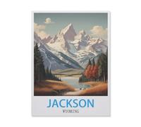 Jigsaw Puzzles 1500 Pieces，Jackson Wyoming，Wood Children Games Educational Toys（57x87cm）-FF83