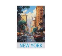 Jigsaw Puzzles 1500 Pieces Paper Assembling Picture，New York，Adults Games Educational Toys（57x87cm）-FU22