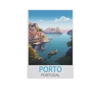 Jigsaw Puzzles 1500 Pieces，Porto Portugal，Paper Children Games Educational Toys（57x87cm）-FW43