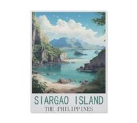 Jigsaw Puzzles 1500 Pieces Wood Assembling Picture，Siargao Island The Philippines，Adults Games Educational Toys（57x87cm）-FK82