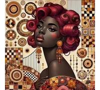 Jigsaw Puzzles 200 Pieces, Jigsaws Modern Woman 200 Piece Jigsaw Puzzles for Adults, Challenge High Difficulty Family Puzzle Game 28x28cm/11x11inch