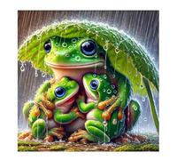 Jigsaw Puzzles 200 Pieces, Jigsaws Rain Frog 200 Piece Jigsaw Puzzles for Adults, Challenge High Difficulty Family Puzzle Game 28x28cm/11x11inch