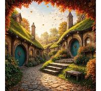 Jigsaw Puzzles 300 Pieces, Jigsaws Restoration House 300 Piece Jigsaw Puzzles for Adults, Challenge High Difficulty Family Puzzle Game 35x35cm/14x14inch