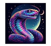 Jigsaw Puzzles 500 Pieces, Jigsaws Animal Cobra 500 Piece Jigsaw Puzzles for Adults, Challenge High Difficulty Family Puzzle Game 45x45cm/18x18inch