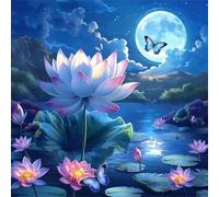 Jigsaw Puzzles 500 Pieces, Jigsaws Moonlit Night Lake 500 Piece Jigsaw Puzzles for Adults, Challenge High Difficulty Family Puzzle Game 45x45cm/18x18inch