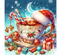 Jigsaw Puzzles 90 Pieces, Jigsaws Christmas Tea 90 Piece Jigsaw Puzzles for Adults, Challenge High Difficulty Family Puzzle Game 30x30cm/12x12inch