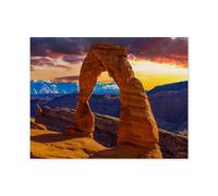 Jigsaw Puzzles，Beau Coucher de Soleil, Pris dans Le Parc National des Arches en Utah，Adultes Papier Puzzle Image, Les Étudiants du Collège Soulagent Le Stress Jigsaws Jouets Jeu 1000 Pièces-R68
