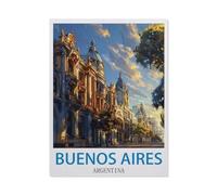 Jigsaw Puzzles，Buenos Aires, Argentine，Adultes Papier Puzzle Image, Filles Chambre Maison Décoration Murale Murale 1000 Pièces（38x26cm）-O58