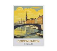 Jigsaw Puzzles，Copenhague, Danemark，1000 Piece Adult Puzzles, Childrens Teenagers Boy Girl Toy（50x70cm）-Q64