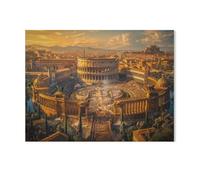 Jigsaw Puzzles，dans l'ombre du Colisée，Adultes Bois Puzzle Image, Filles Chambre Maison Décoration Murale Murale 1000 Pièces（75x50cm）-AA14