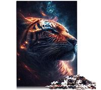 Jigsaw Puzzles Educational Games Star Hunter Tiger Wood Puzzle Brain Teaser Puzzle 19.7x29.5inch