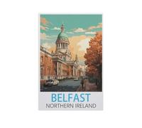 Jigsaw Puzzles for Adults 1000 Piece，Belfast Northern Ireland，Classic Puzzle Teens Boys Girls Puzzles for DIY Intellective Educational Game, Gift Home Decor（26x38cm）-FU71