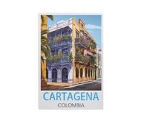 Jigsaw Puzzles for Adults 1000 Piece，Cartagena Colombia，Educational Games Brain Challenge Jigsaw Puzzles for Adult Kids（26x38cm）-FR69