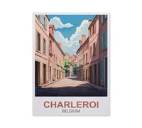 Jigsaw Puzzles for Adults 1000 Piece，Charleroi Belgium，Educational Games Brain Challenge Jigsaw Puzzles for Adult Kids（38x52cm）-FA29