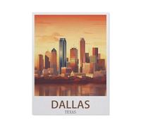 Jigsaw Puzzles for Adults 1000 Piece，Dallas Texas，Educational Games Brain Challenge Jigsaw Puzzles for Adult Kids（26x38cm）-ED68