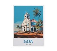 Jigsaw Puzzles for Adults 1000 Piece，Goa India ， Landscape，Educational Games Brain Challenge Jigsaw Puzzles for Adult Kids（50x70cm）-DW28
