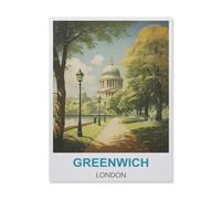 Jigsaw Puzzles for Adults 1000 Piece，Greenwich London，Classic Puzzle Teens Boys Girls Puzzles for DIY Intellective Educational Game, Gift Home Decor（38x52cm）-FG30