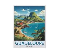 Jigsaw Puzzles for Adults 1000 Piece，Guadeloupe France，Educational Games Brain Challenge Jigsaw Puzzles for Adult Kids（26x38cm）-EY29