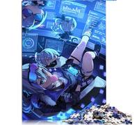 Jigsaw Puzzles for Adults 1000 Piece Honkai Star Rail Silver Wolf Premium Cardboard Precise Interlocking Birthday Present, Gifts for Adults Or Kids, Wall Art 26x38cm