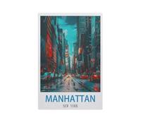 Jigsaw Puzzles for Adults 1000 Piece，Manhattan New York，Difficult Puzzle Perfect Educational Gift for Boys and Girls（26x38cm）-GC52