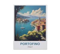 Jigsaw Puzzles for Adults 1000 Piece，Portofino Italy，Educational Games Brain Challenge Jigsaw Puzzles for Adult Kids（38x52cm）-ER68