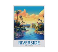 Jigsaw Puzzles for Adults 1000 Piece，Riverside California，Educational Games Brain Challenge Jigsaw Puzzles for Adult Kids（26x38cm）-EE8