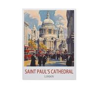 Jigsaw Puzzles for Adults 1000 Piece，Saint Paul's Cathedral London，Educational Games Brain Challenge Jigsaw Puzzles for Adult Kids（38x52cm）-FA69