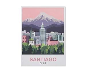 Jigsaw Puzzles for Adults 1000 Piece，Santiago Chile，Classic Puzzle Teens Boys Girls Puzzles for DIY Intellective Educational Game, Gift Home Decor（50x70cm）-FD51