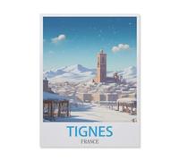 Jigsaw Puzzles for Adults 1000 Piece，Tignes France，Educational Games Brain Challenge Jigsaw Puzzles for Adult Kids（50x70cm）-FG88
