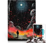 Jigsaw Puzzles for Adults 1000 Pieces Wonderful Night View Made of Cardboard,for Age 14+ Each Piece is Unique - Fun and challenging Game for The Whole Family 。