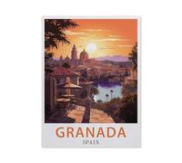 Jigsaw Puzzles for Adults 1500 Piece，Granada Spain，Educational Games Brain Challenge Jigsaw Puzzles for Adult Kids（57x87cm）-EY69