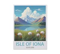 Jigsaw Puzzles for Adults 1500 Piece，Isle of Iona Scotland，Educational Games Brain Challenge Jigsaw Puzzles for Adult Kids（57x87cm）-FI48