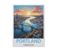 Jigsaw Puzzles for Adults 1500 Piece，Portland Oregon，Educational Games Brain Challenge Jigsaw Puzzles for Adult Kids（57x87cm）-FN9