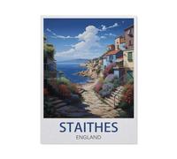 Jigsaw Puzzles for Adults 1500 Piece，Staithes England，Classic Puzzle Teens Boys Girls Puzzles for DIY Intellective Educational Game, Gift Home Decor（57x87cm）-EW91