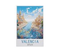 Jigsaw Puzzles for Adults 1500 Piece，Valencia Spain，Educational Games Brain Challenge Jigsaw Puzzles for Adult Kids（57x87cm）-FN49