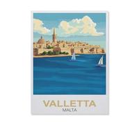 Jigsaw Puzzles for Adults 1500 Piece，Valletta Malta，Educational Games Brain Challenge Jigsaw Puzzles for Adult Kids（57x87cm）-FD29