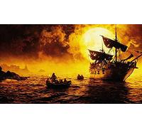 Jigsaw Puzzles for Adults 2000 Pieces Pirates of The Caribbean Movie Puzzles for Children Educational Toy Intellectual Game Gift for Teenagers Home Entertainment Toy DIY 100x70cm