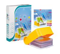 Jigsaw Puzzles, Geometry Games, Cognitive Boost Motor Skills Child Safe Group Fun Creative Learning, Puzzle Toys for Schools, Traveling, Daycare 4.33x4.09x3.7 inches