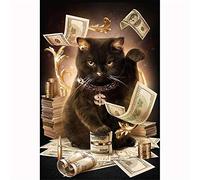 Jigsaw Puzzles Gift - Black cat and money Puzzles for Adults 2000 Piece-70x100cm