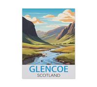 Jigsaw Puzzles，Glencoe, Écosse，1000 Piece Adult Puzzles, Childrens Teenagers Boy Girl Toy（50x70cm）-I94