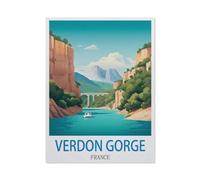 Jigsaw Puzzles，Gorges du Verdon, France，1000 Piece Adult Puzzles, Childrens Teenagers Boy Girl Toy（50x70cm）-P60
