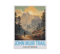 Jigsaw Puzzles，John Muir Trail, Californie，Adultes Papier Puzzle Image, Filles Chambre Maison Décoration Murale Murale 1000 Pièces（50x70cm）-L12