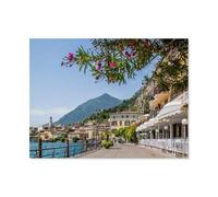 Jigsaw Puzzles，LAC DE Garde Front de mer de Limone sul Garda，Adultes Bois Puzzle Image, Filles Chambre Maison Décoration Murale Murale 1000 Pièces（75x50cm）-G6