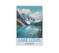 Jigsaw Puzzles,Lac Louise Canada,Adultes Papier Puzzle Image, Filles Chambre Maison Décoration Murale Murale 1000 Pièces(50x70cm)-FO58