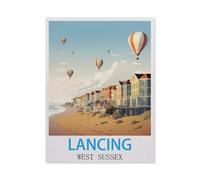 Jigsaw Puzzles，Lancing West Sussex，Adultes Papier Puzzle Image, Filles Chambre Maison Décoration Murale Murale 1000 Pièces（50x70cm）-HC83