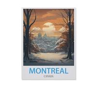 Jigsaw Puzzles，Montréal Canada，1000 Piece Adult Puzzles, Childrens Teenagers Boy Girl Toy（38x26cm）-IE53