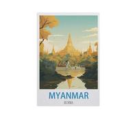 Jigsaw Puzzles,Myanmar, Birmanie,1000 Piece Adult Puzzles, Childrens Teenagers Boy Girl Toy(38x26cm)-GD60